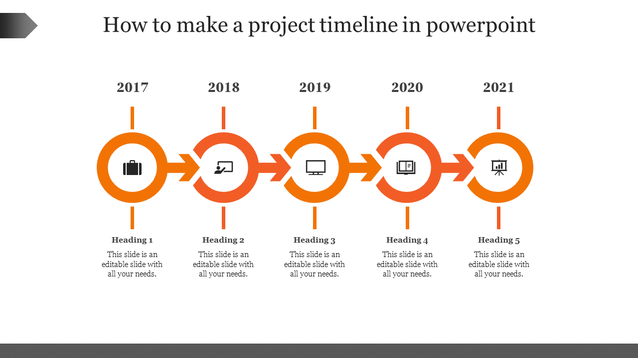 Free - How To Make A Project Timeline In PowerPoint Slide